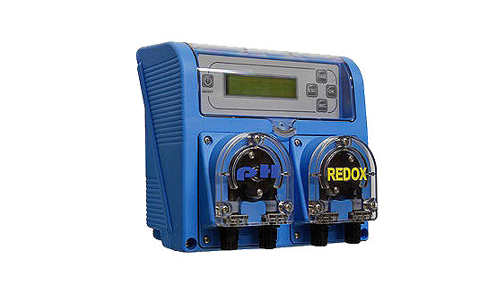 Equipo  de control de PH y cloro (Redox) con bombas peristálticas